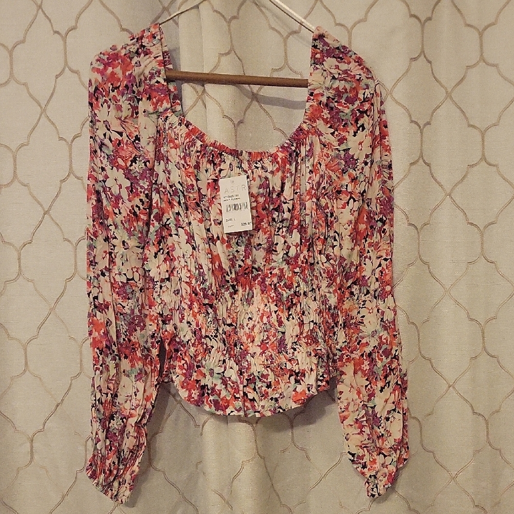 Floral Women's Top - Multicolor
